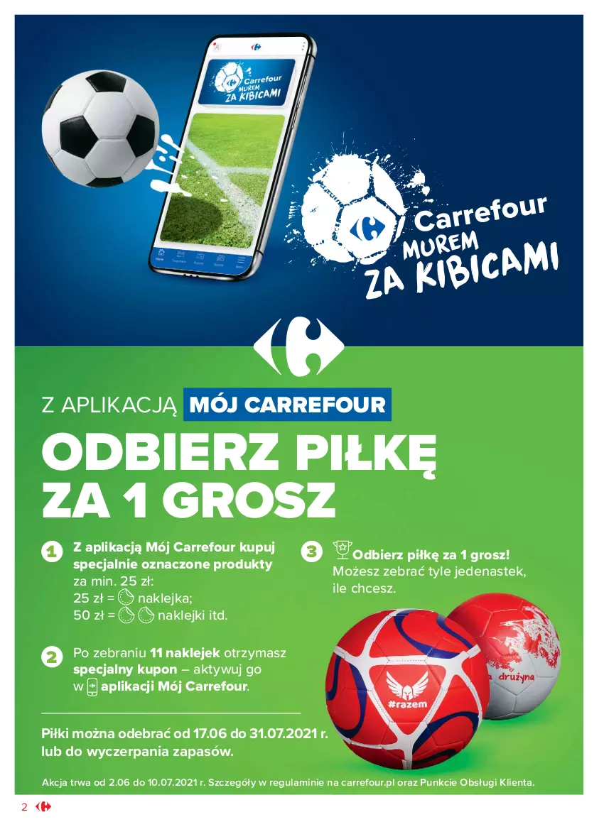 Gazetka promocyjna Carrefour - Gazetka Market - ważna 14.06 do 27.06.2021 - strona 2 - produkty: Klej, Stek