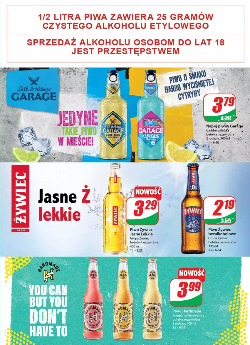 Gazetka promocyjna Dino - Gazetka - ważna 28.04 do 04.05.2021 - strona 17 - produkty: Carlsberg, Gra, Napój, Piwa, Piwo