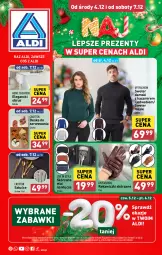 Gazetka promocyjna Aldi - Artykuły przemysłowe i tekstylia - Gazetka - ważna od 07.12 do 07.12.2024 - strona 1 - produkty: Sweter, Ser, Obrus, Fa