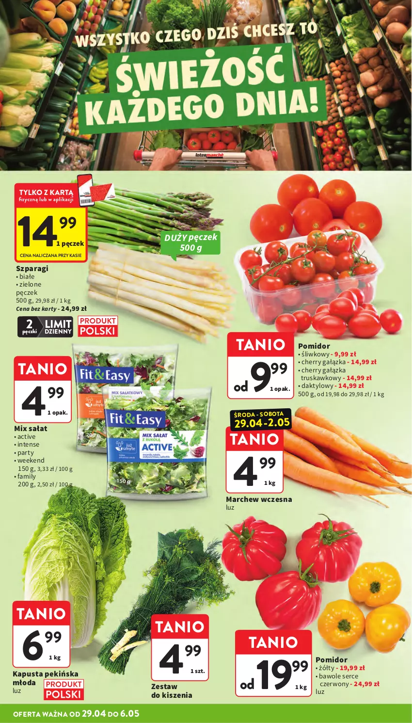 Gazetka promocyjna Intermarche - Gazetka Intermarche - ważna 29.04 do 06.05.2026 - strona 20 - produkty: Fa, Sałat, Ser