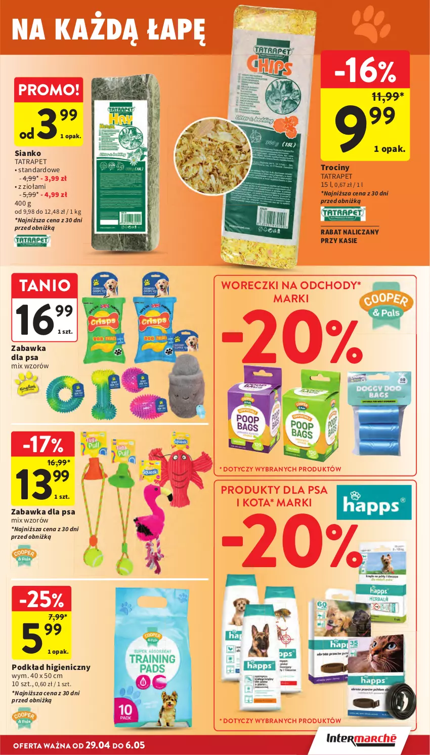 Gazetka promocyjna Intermarche - Gazetka Intermarche - ważna 29.04 do 06.05.2026 - strona 37 - produkty: Podkład, Podkład higieniczny, Tatra, Zabawka