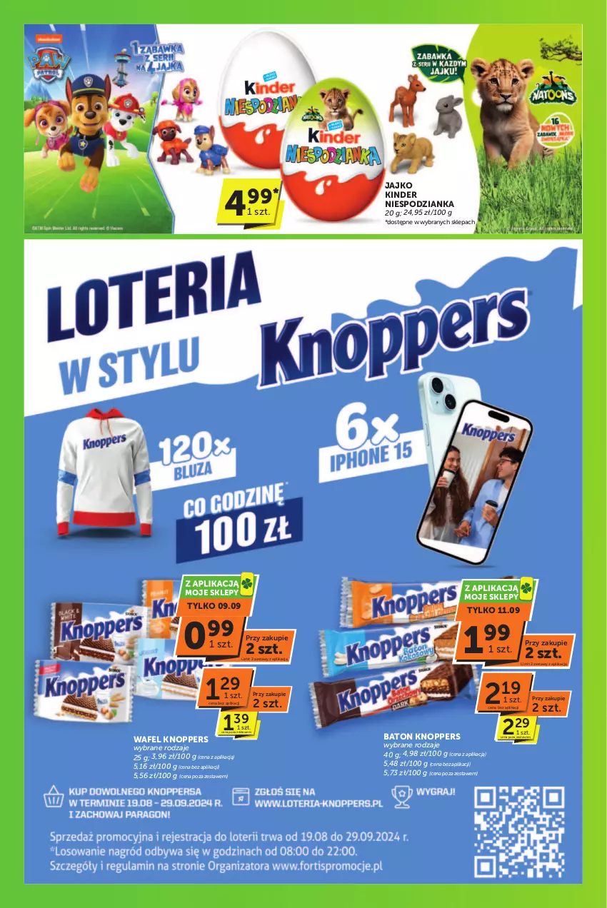 Gazetka promocyjna ABC - ważna 05.09 do 17.09.2024 - strona 5 - produkty: Baton, Kinder, Knoppers