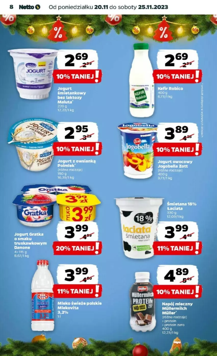 Gazetka promocyjna Netto - ważna 20.11 do 25.11.2023 - strona 25 - produkty: Jogurt