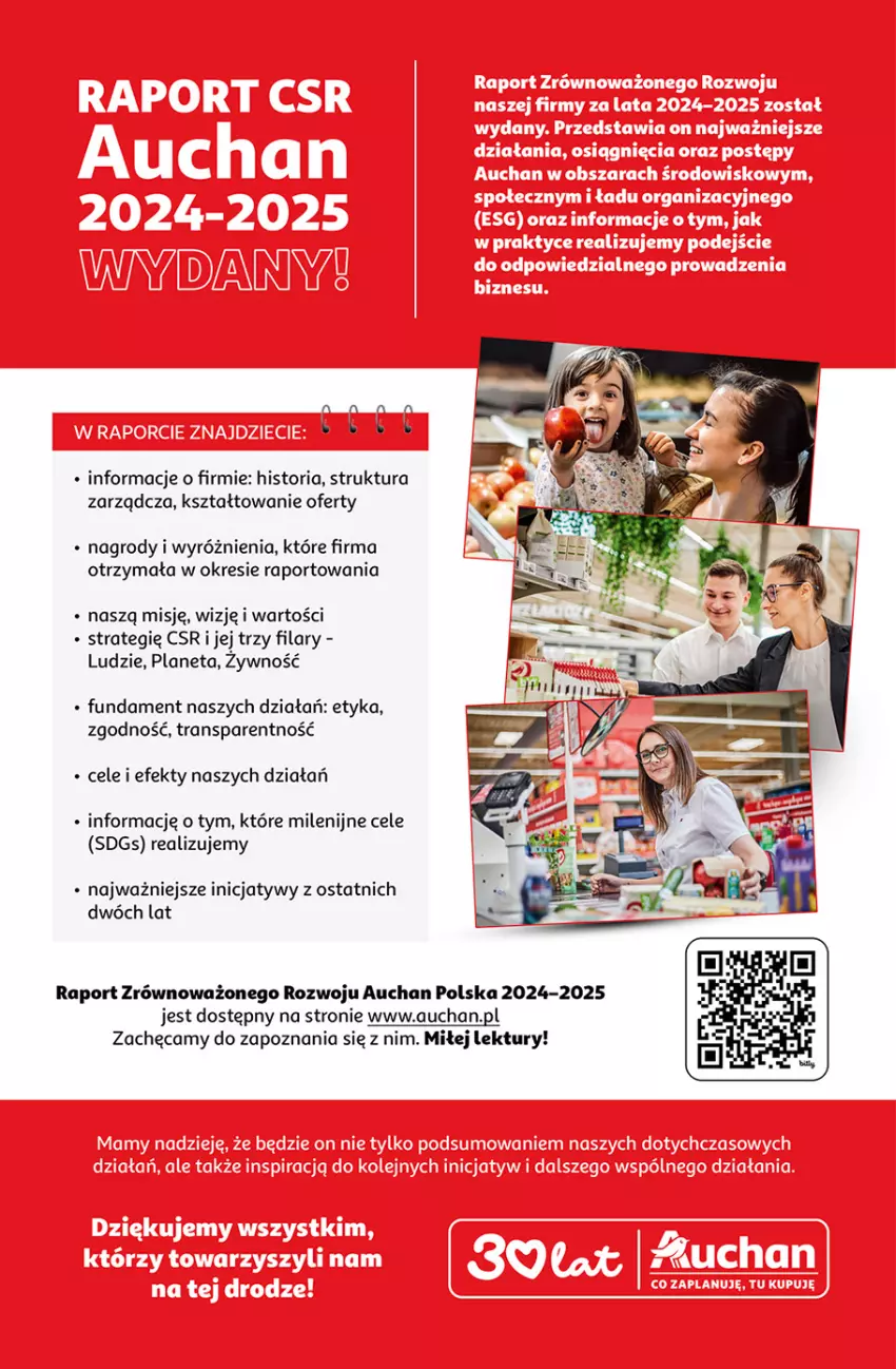Gazetka promocyjna Auchan - Gazetka 30 Lat Hipermarket Auchan - ważna 27.08 do 02.09.2026 - strona 48 - produkty: Por, Tran