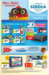 Gazetka promocyjna Auchan - Gazetka 30 Lat Hipermarket Auchan - Gazetka - ważna od 02.09 do 02.09.2026 - strona 1 - produkty: Gin, Gra, Telefon, Kosz, Mlekovita, Sharp, Chusteczki, Masło, Olej, Mleko, HP