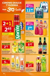 Gazetka promocyjna Auchan - Gazetka 30 Lat Hipermarket Auchan - Gazetka - ważna od 02.09 do 02.09.2026 - strona 34 - produkty: Nałęczowianka, Por, Mus, Ice tea, Syrop, Kubuś, Woda, Napój, Herbapol, Hortex