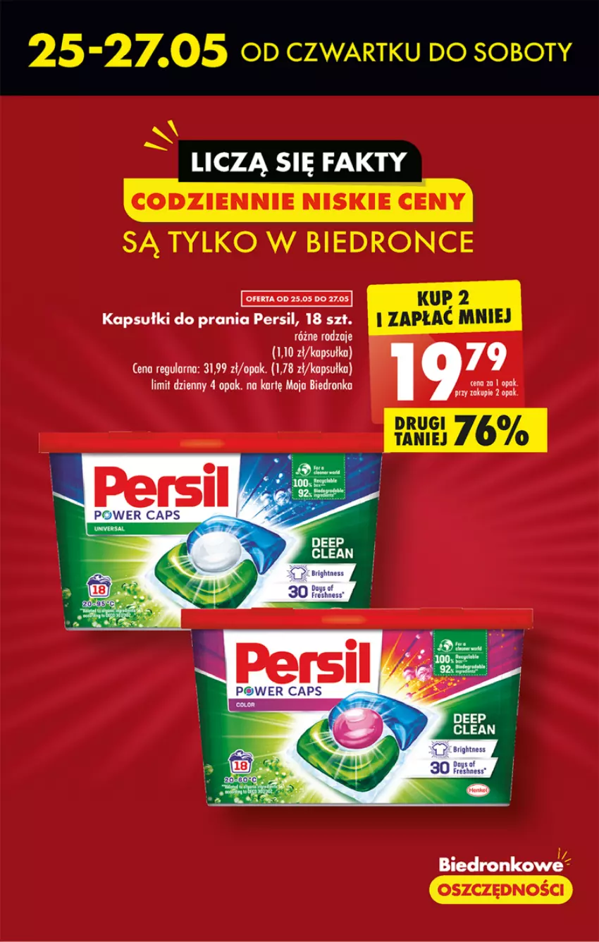 Gazetka promocyjna Biedronka - ważna 25.05 do 31.05.2023 - strona 13 - produkty: Dron, Kapsułki do prania, Persil