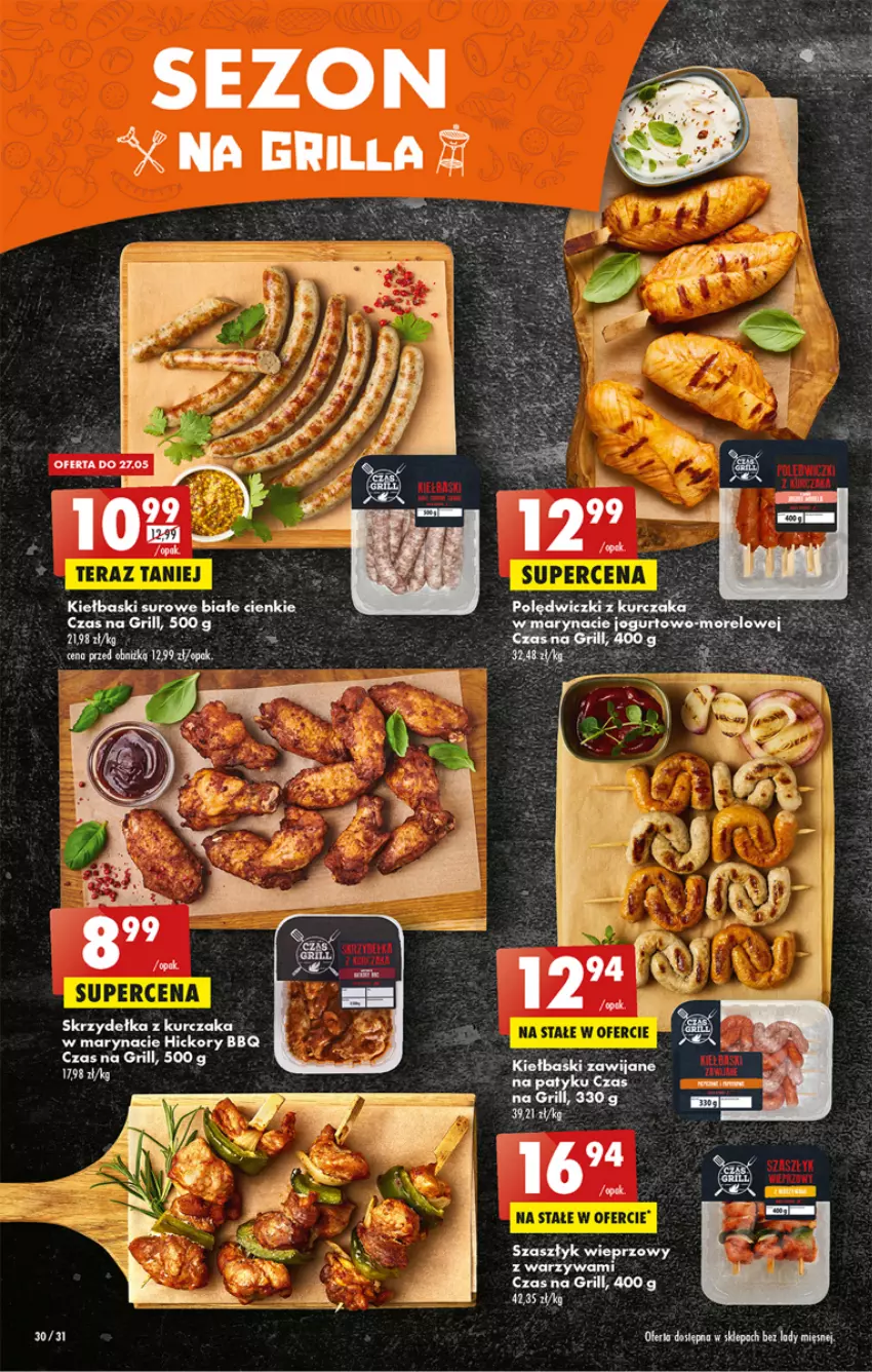 Gazetka promocyjna Biedronka - ważna 25.05 do 31.05.2023 - strona 30 - produkty: Grill, Kurczak, Lody, Skrzydełka z kurczaka, Warzywa