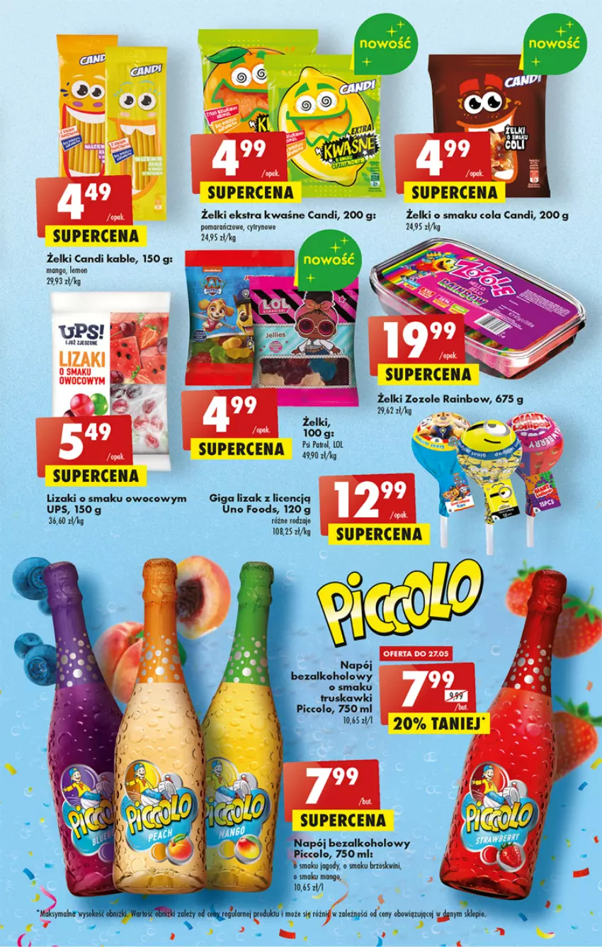 Gazetka promocyjna Biedronka - ważna 25.05 do 31.05.2023 - strona 45 - produkty: Lizaki, Mango, Napój, Napój bezalkoholowy, Truskawki