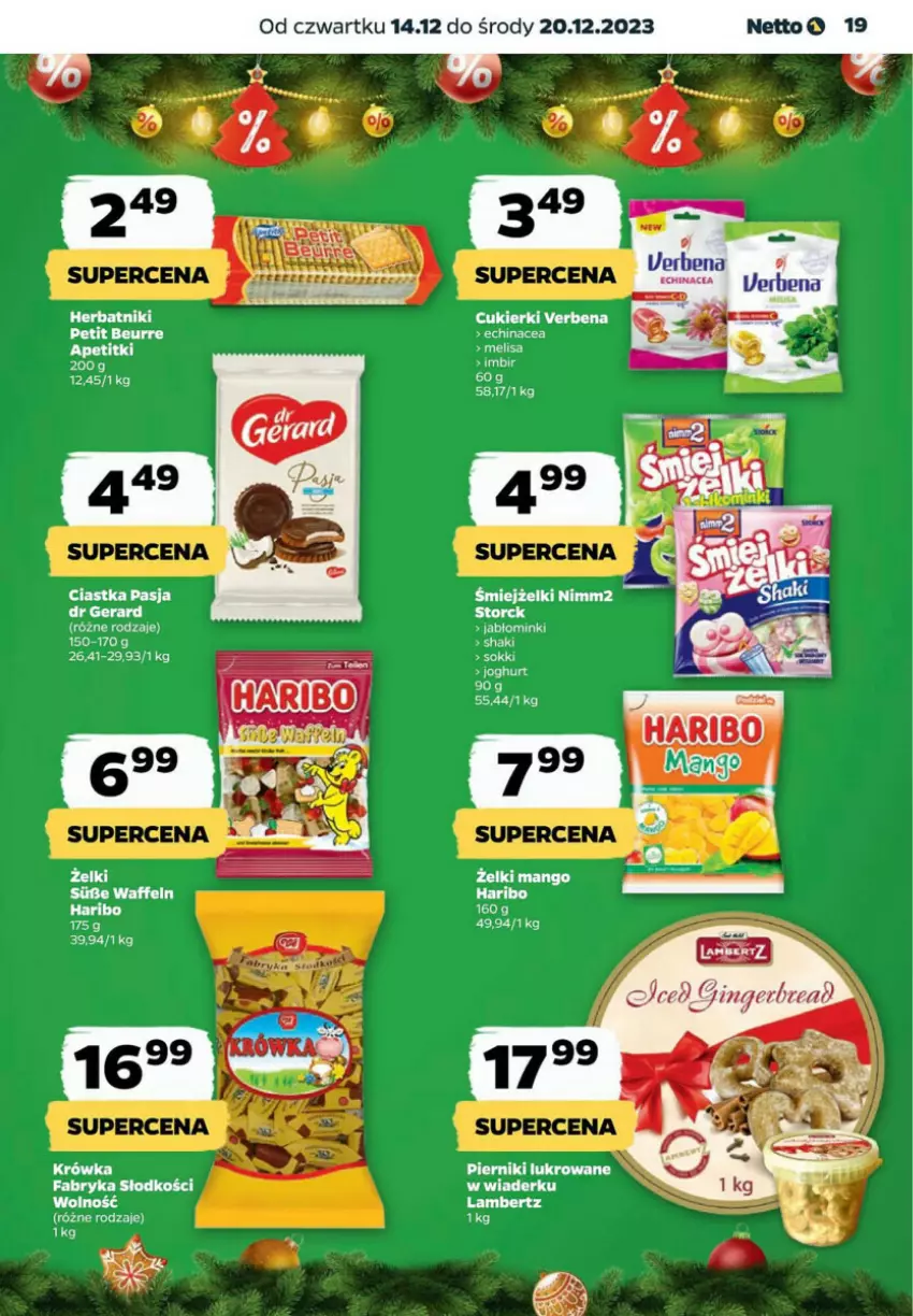 Gazetka promocyjna Netto - ważna 14.12 do 20.12.2023 - strona 11 - produkty: Ciastka, Cukier, Cukierki, Dr Gerard, Fa, Haribo, Nimm2