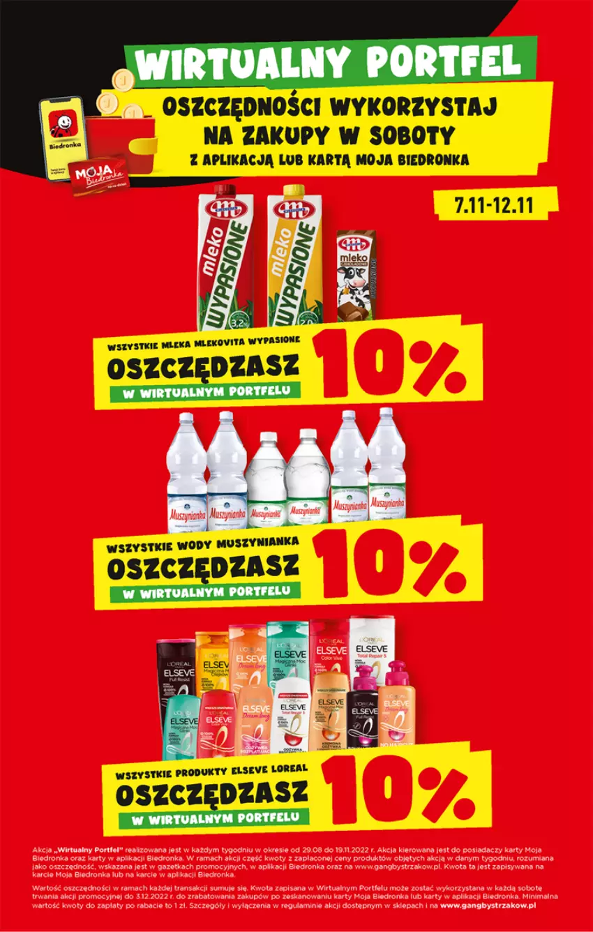 Gazetka promocyjna Biedronka - W tym tygodniu P - ważna 07.11 do 12.11.2022 - strona 19 - produkty: Dron, Elseve, Fa, Isana, Mleko, Mlekovita, Mus, Muszynianka, Por, Rama, Tran