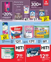 Gazetka promocyjna Selgros - Oferta spożywcza - Gazetka - ważna od 01.03 do 01.03.2023 - strona 27 - produkty: Gin, Vitakraft, Papier, Przekąski dla kota, Papier toaletowy, Velvet, Ręcznik, Rolki, Foxy, Wkładki