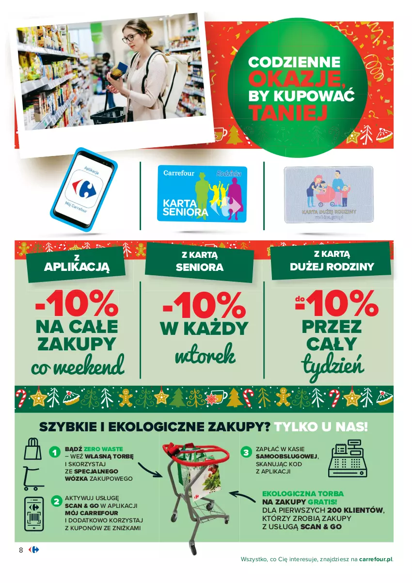 Gazetka promocyjna Carrefour - Gazetka Carrefour Okazje grudnia - ważna 01.12 do 31.12.2021 - strona 8 - produkty: Gra, Torba, Torba na zakupy