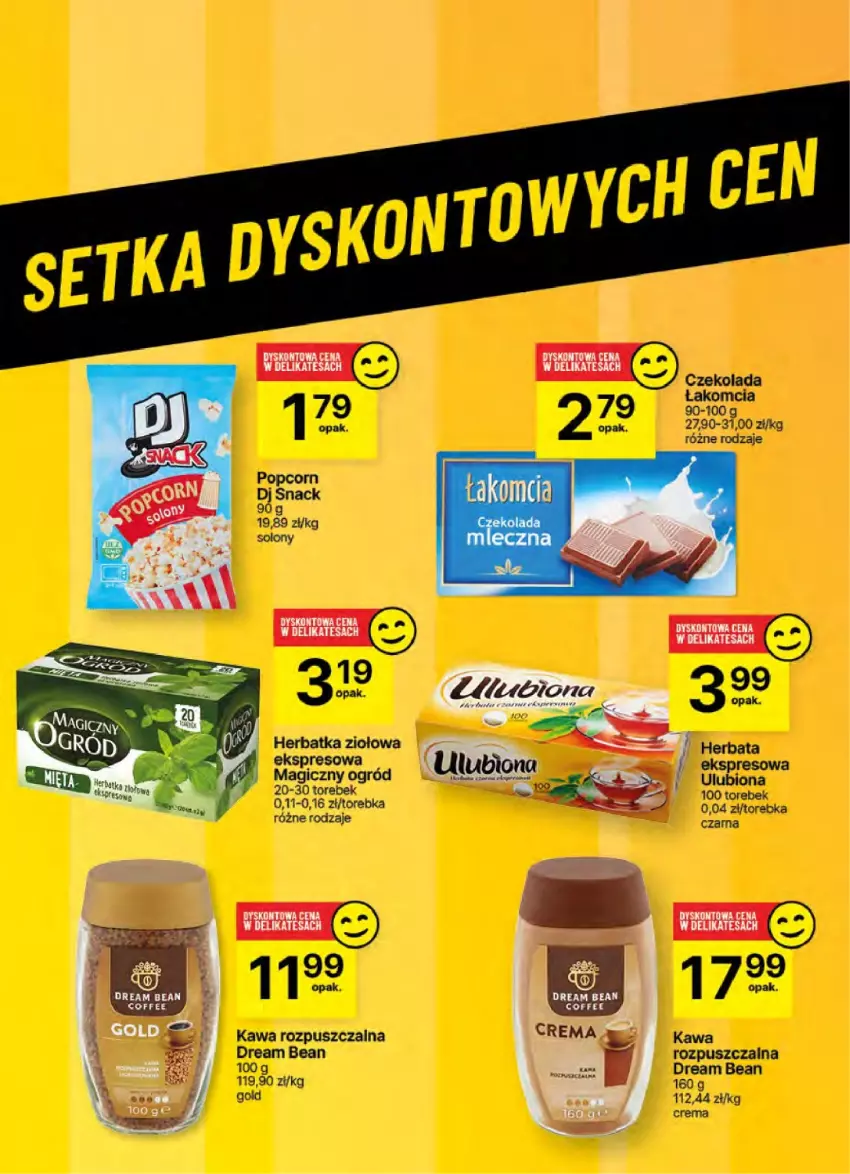 Gazetka promocyjna Delikatesy Centrum - NOWA GAZETKA Delikatesy Centrum od 26 września! 26.09-02.10.2024 - ważna 26.09 do 02.10.2024 - strona 51 - produkty: Czekolada, Herbata, Kawa, Kawa rozpuszczalna, Ogród, Popcorn, Torebka