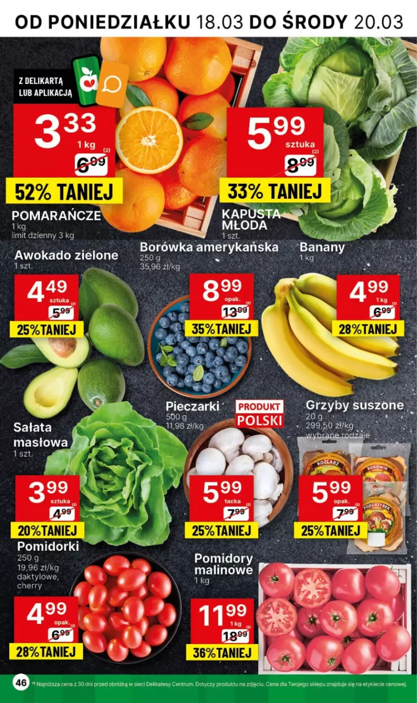 Gazetka promocyjna Delikatesy Centrum - NOWA GAZETKA Delikatesy Centrum od 18 marca! 18-24.03.2024 - ważna 18.03 do 24.03.2024 - strona 46 - produkty: Piec, Pomarańcze, Pomidorki, Rum