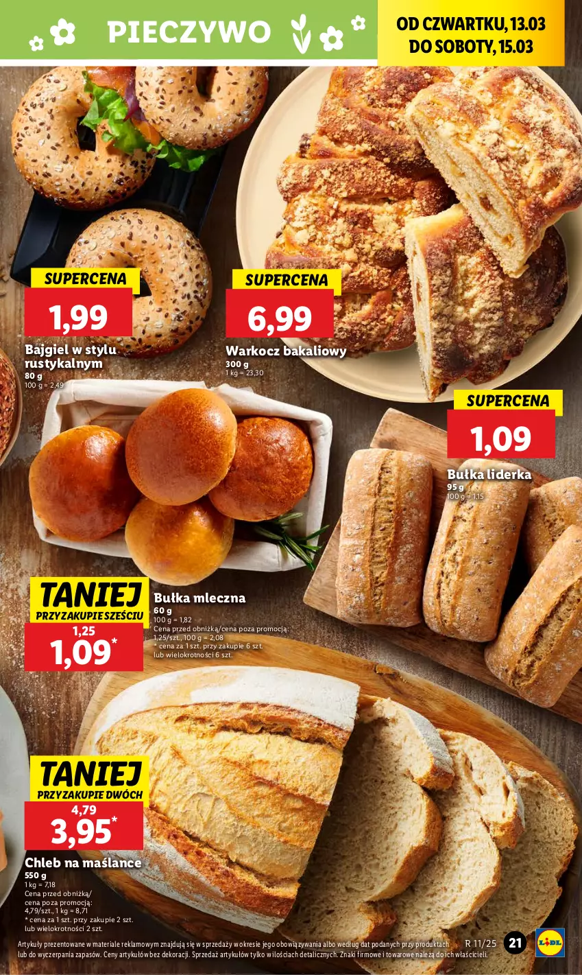 Gazetka promocyjna Lidl - GAZETKA - ważna 13.03 do 15.03.2025 - strona 27 - produkty: Bułka, Chleb, Koc, Piec, Pieczywo, Rust