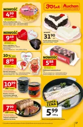 Gazetka promocyjna Auchan - Gazetka 30 Lat Hipermarket Auchan - Gazetka - ważna od 18.02 do 18.02.2026 - strona 17 - produkty: Polędwica, Piernik, Sos, Ser, Dan Cake, Tuńczyk, Kawior, Gofry, Dorsz