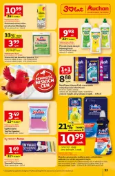 Gazetka promocyjna Auchan - Gazetka 30 Lat Hipermarket Auchan - Gazetka - ważna od 18.02 do 18.02.2026 - strona 35 - produkty: Jan Niezbędny, Top, Sól, Do mycia naczyń, Finish, Tablet, Płyn do mycia naczyń, Wełna, Presto, Zmywaki kuchenne, Płyn do mycia, Zmywarki