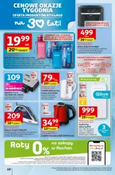 Gazetka promocyjna Auchan - Gazetka 30 Lat Hipermarket Auchan - Gazetka - ważna od 18.02 do 18.02.2026 - strona 40 - produkty: Piec, Pralka, Top, Por, Gra, Czajnik elektryczny, Czajnik, Kosz, Aquaphor, Tefal, Zelmer, Gofry, Grill, Fa