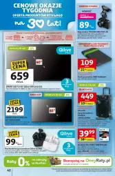 Gazetka promocyjna Auchan - Gazetka 30 Lat Hipermarket Auchan - Gazetka - ważna od 18.02 do 18.02.2026 - strona 42 - produkty: LED TV, Top, Acer, Pendrive, Philips, Głośnik, Mikrofon, Dysk przenośny, Kamera, Silan, Manta, PLATINET, Akumulator, Fa