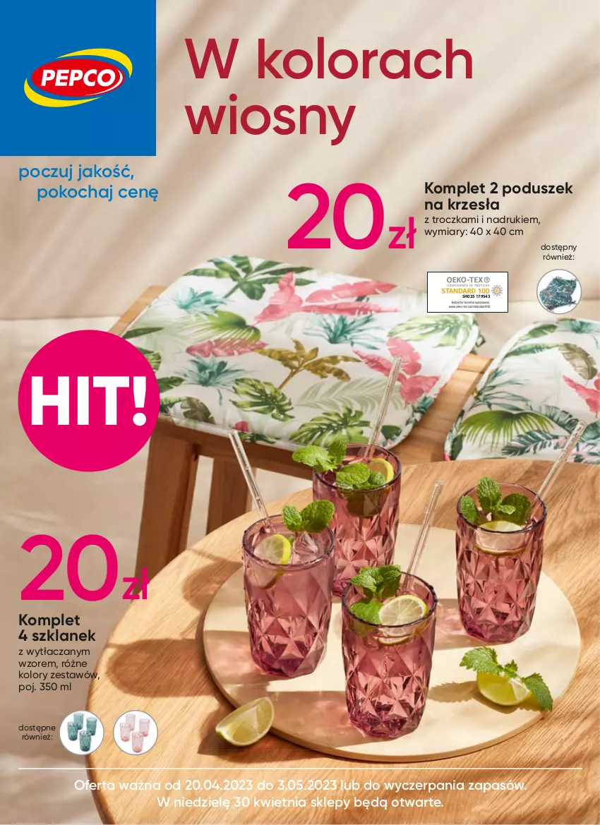 Gazetka promocyjna Pepco - W kolorach wiosny - ważna 20.04 do 03.05.2023 - strona 1 - produkty: Koc