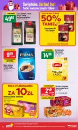 Gazetka promocyjna PoloMarket - Gazetka pomocyjna - Gazetka - ważna od 03.12 do 03.12.2024 - strona 74 - produkty: Kawa ziarnista, Kawa mielona, Kawa, Fusion, Lipton, Prima, Jacobs, Herbata, Ogród