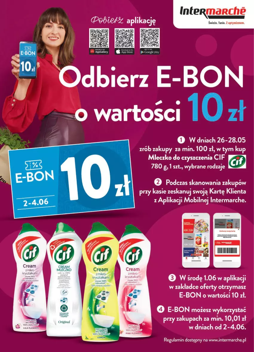 Gazetka promocyjna Intermarche - Dzien matki - ważna 25.05 do 01.06.2022 - strona 10 - produkty: Cif, Mleczko