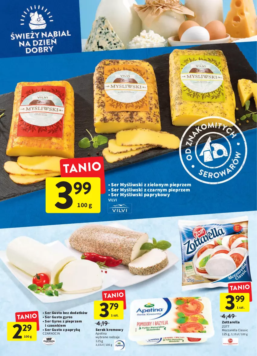 Gazetka promocyjna Intermarche - Dzien matki - ważna 25.05 do 01.06.2022 - strona 24 - produkty: Gyros, Mozzarella, Pieprz, Ser, Serek, Zott, Zottarella