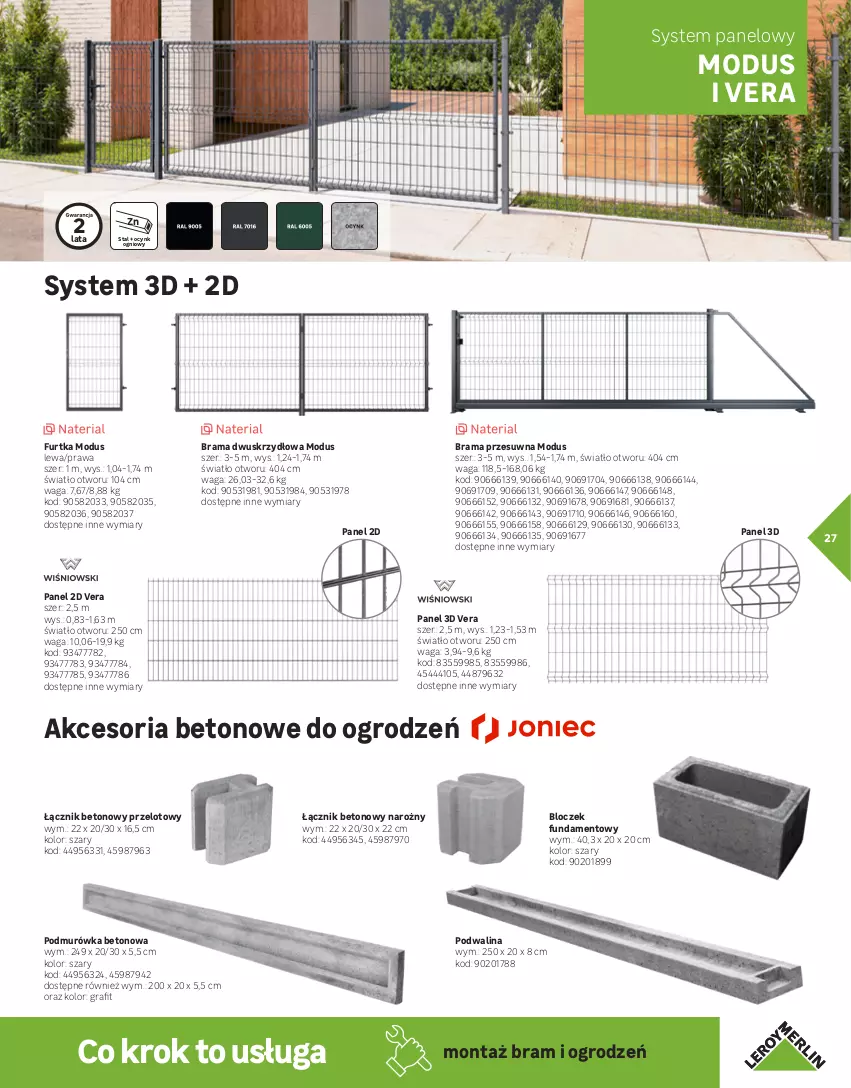 Gazetka promocyjna Leroy Merlin - Gazetka Leroy Merlin - ważna 01.03 do 30.11.2025 - strona 27 - produkty: Cynk, Gra, Rama, Waga