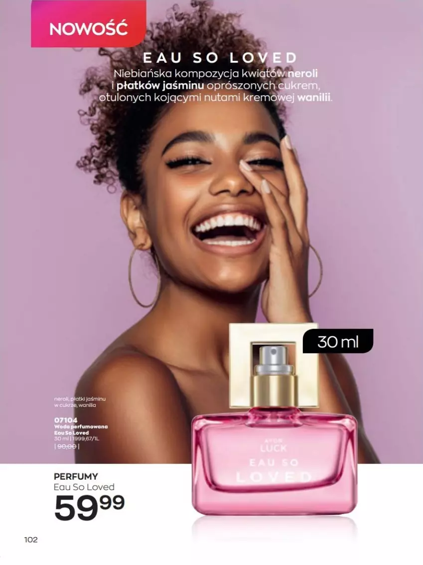 Gazetka promocyjna Avon - lipiec - ważna 01.07 do 31.07.2022 - strona 102 - produkty: Perfum