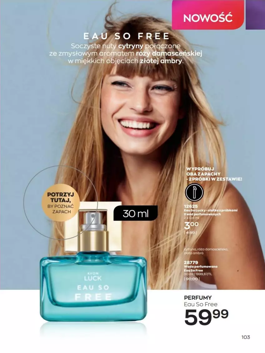 Gazetka promocyjna Avon - lipiec - ważna 01.07 do 31.07.2022 - strona 103 - produkty: Perfum