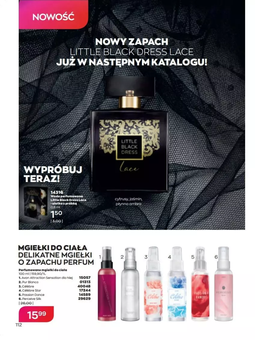 Gazetka promocyjna Avon - lipiec - ważna 01.07 do 31.07.2022 - strona 112 - produkty: Lack, Perfum, Por, Pur, Sati