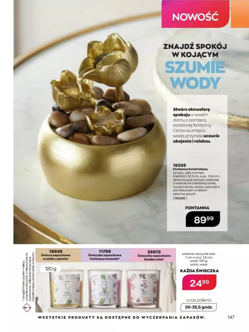 Gazetka promocyjna Avon - lipiec - ważna 01.07 do 31.07.2022 - strona 147 - produkty: LG, Róża, Silan, Woda