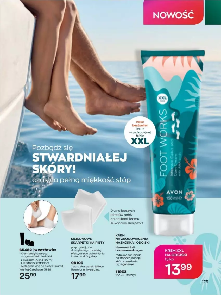 Gazetka promocyjna Avon - lipiec - ważna 01.07 do 31.07.2022 - strona 173 - produkty: Karp, Mleko, Orka, Skarpetki, Tera, Top, Wasa