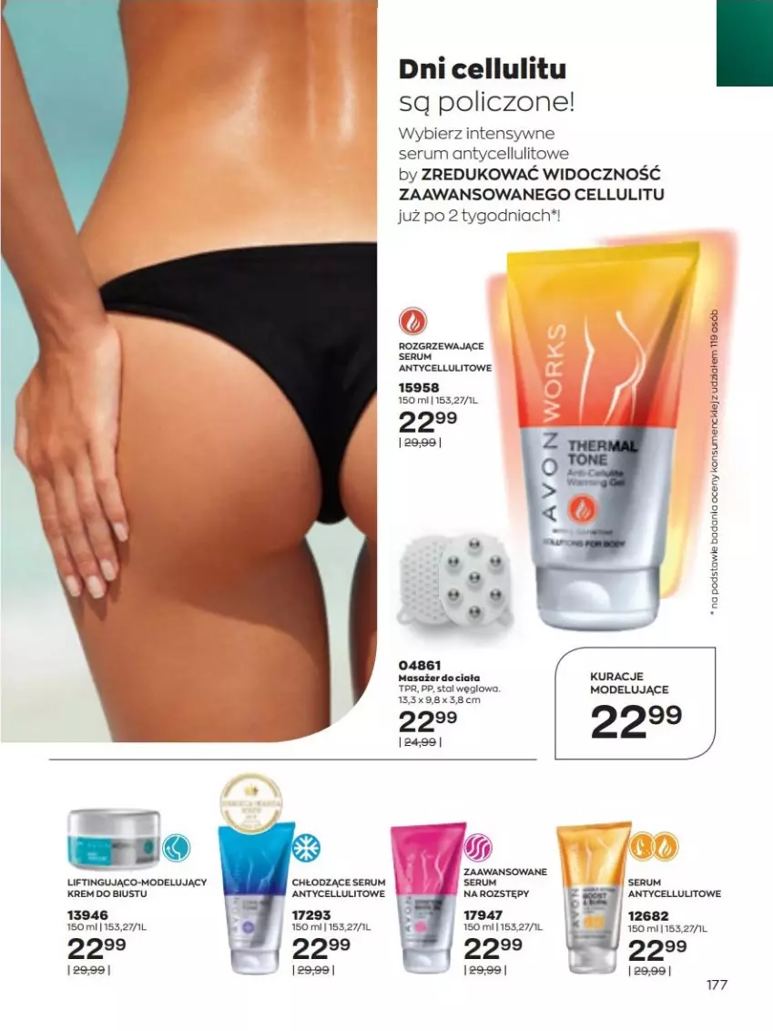 Gazetka promocyjna Avon - lipiec - ważna 01.07 do 31.07.2022 - strona 177 - produkty: Masażer, Rum, Ser, Serum