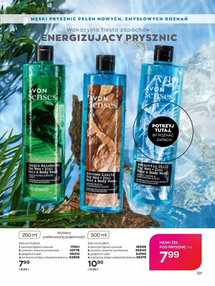 Gazetka promocyjna Avon - lipiec - ważna 01.07 do 31.07.2022 - strona 191 - produkty: Fa, Gra, Grejpfrut, Sandał, Top