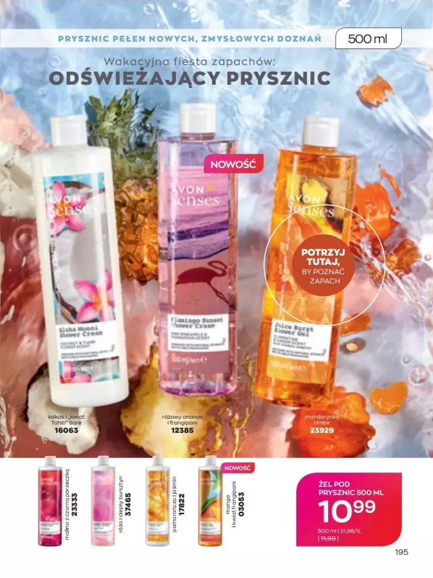 Gazetka promocyjna Avon - lipiec - ważna 01.07 do 31.07.2022 - strona 195 - produkty: Fa, Kokos