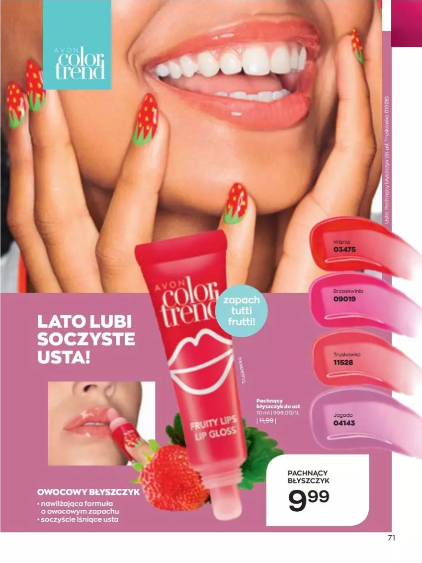 Gazetka promocyjna Avon - lipiec - ważna 01.07 do 31.07.2022 - strona 71 - produkty: Brzoskwinie