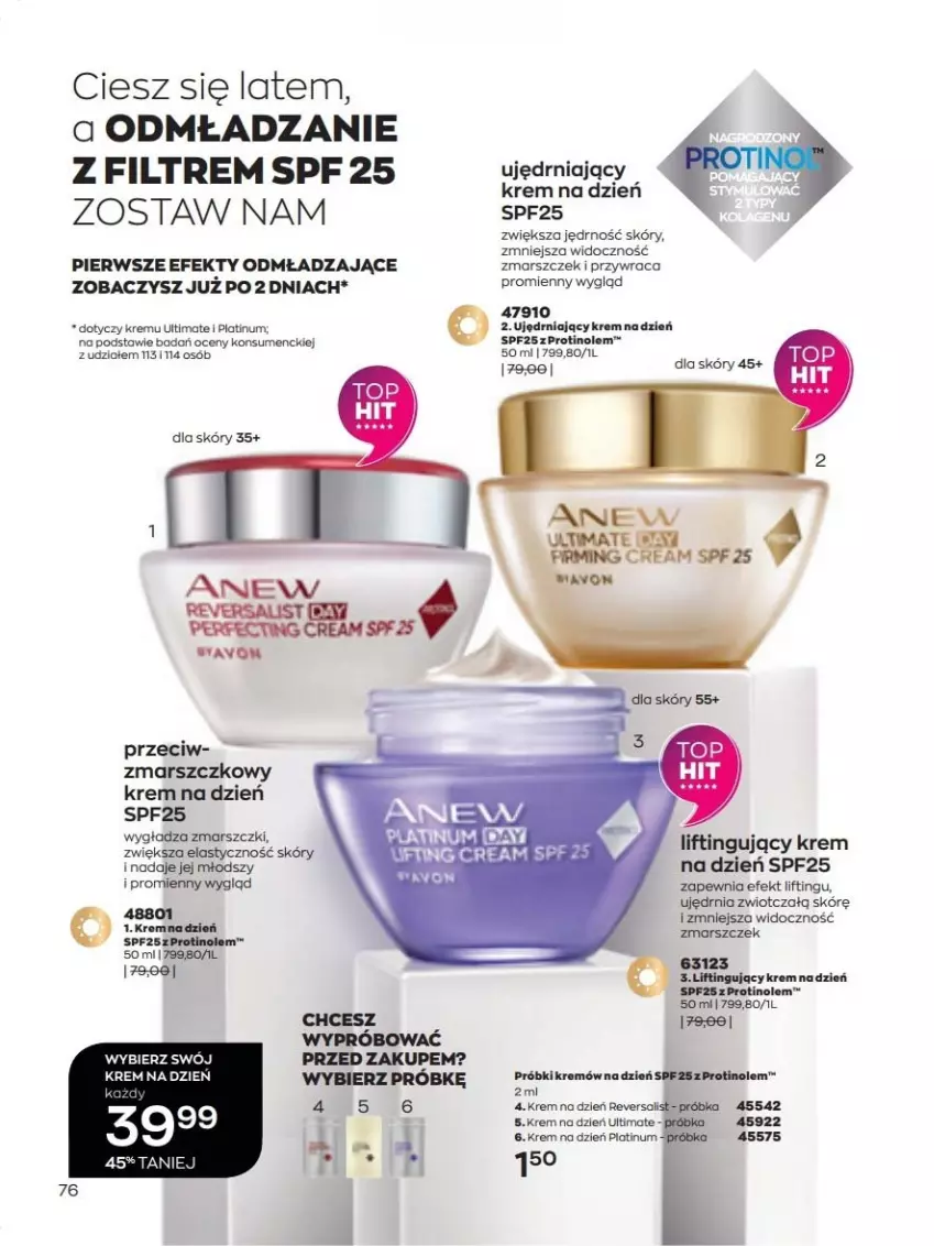 Gazetka promocyjna Avon - lipiec - ważna 01.07 do 31.07.2022 - strona 76 - produkty: Krem na dzień, Mars