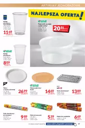 Gazetka promocyjna Makro - [Oferta promocyjna] Artykuły spożywcze i przemysłowe - Gazetka - ważna od 11.07 do 11.07.2022 - strona 19 - produkty: Papier, Pojemnik, Talerz, Kubek, Talerz papierowy, Folia aluminiowa