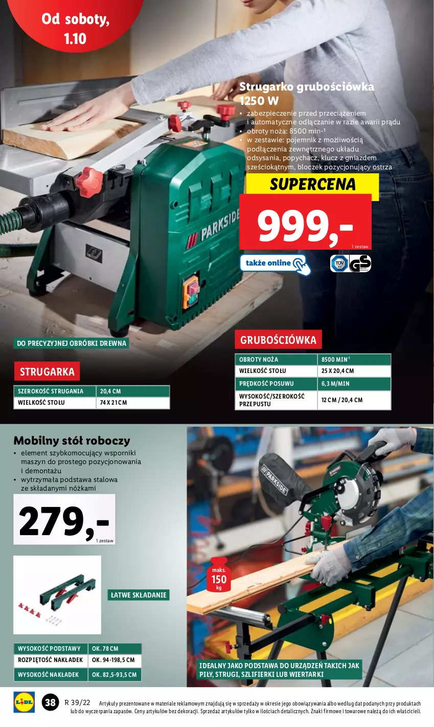 Gazetka promocyjna Lidl - GAZETKA - ważna 26.09 do 01.10.2022 - strona 42 - produkty: Mobil, Noż, Piec, Pojemnik, Por, Sok, Stół