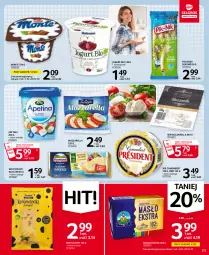 Gazetka promocyjna Selgros - Oferta spożywcza - Gazetka - ważna od 07.07 do 07.07.2021 - strona 11 - produkty: Mozzarella, Ser topiony, Top, Ser, Brie, Jogurt, Camembert, Jogurt bio, Masło, Monte