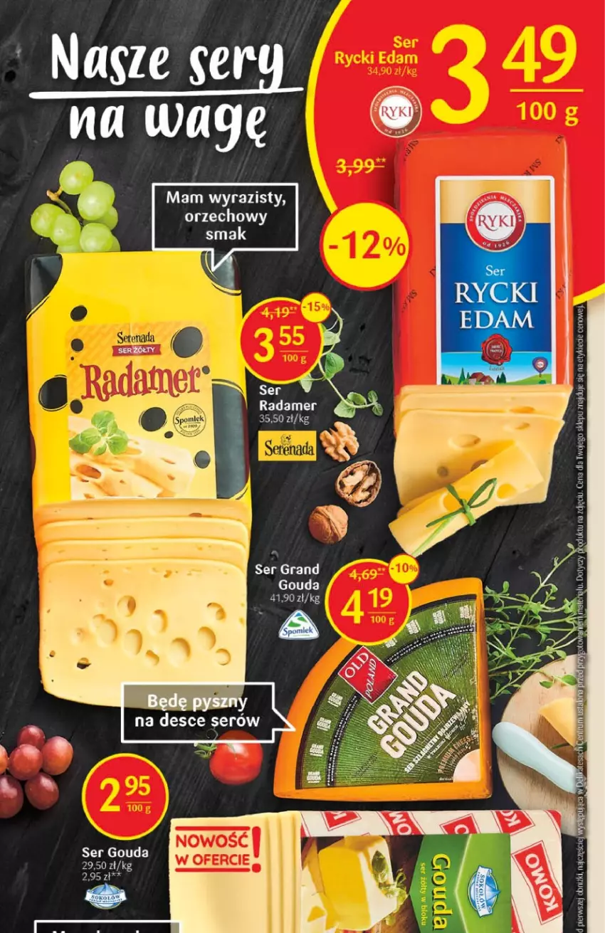 Gazetka promocyjna Delikatesy Centrum - Gazetka DC02 - ważna 12.01 do 18.01.2023 - strona 15 - produkty: Gouda, Gra, Radamer, Ser