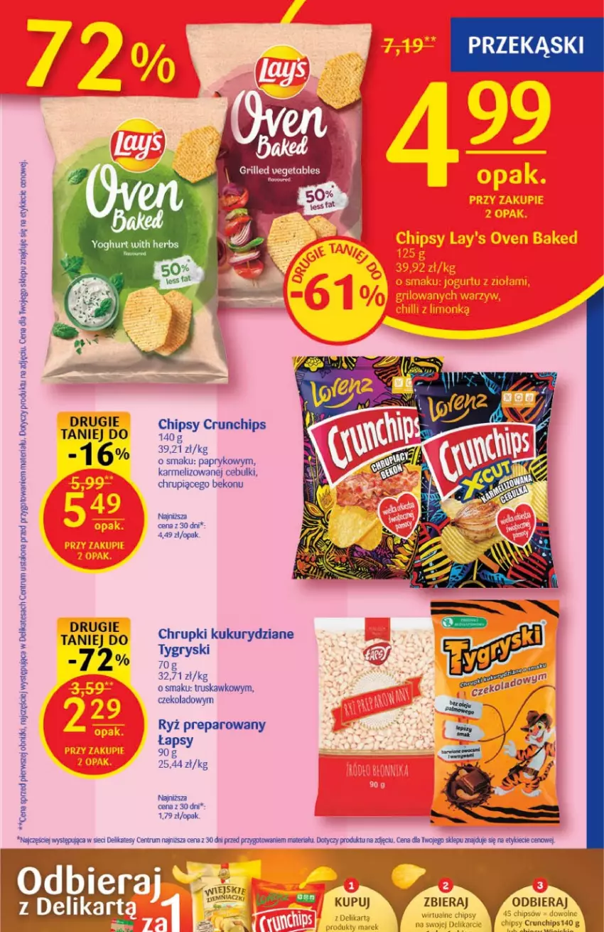 Gazetka promocyjna Delikatesy Centrum - Gazetka DC02 - ważna 12.01 do 18.01.2023 - strona 23 - produkty: Beko, Chipsy, Chrupki, Crunchips, Ryż