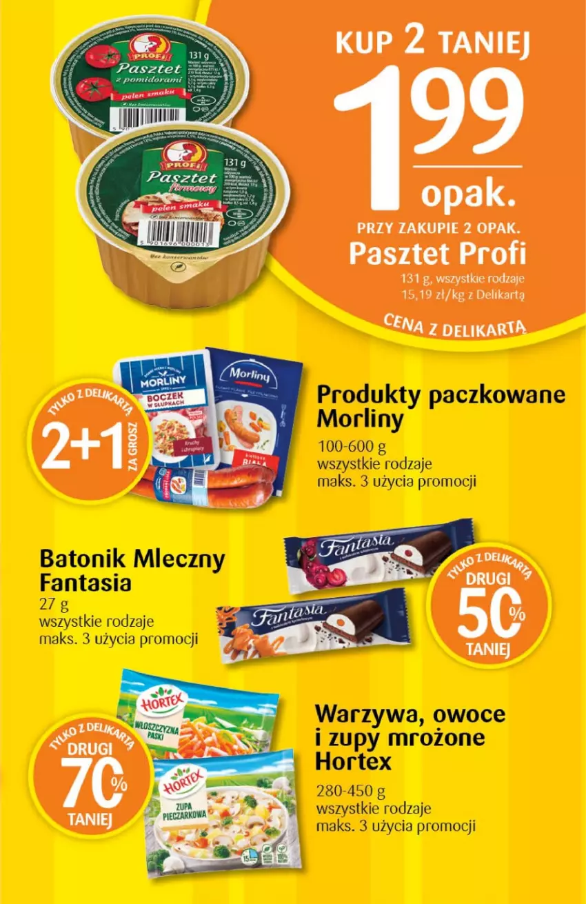 Gazetka promocyjna Delikatesy Centrum - Gazetka DC02 - ważna 12.01 do 18.01.2023 - strona 25 - produkty: Baton, Fa, Fanta, Hortex, Morliny, Owoce, Pasztet, Tonik, Warzywa