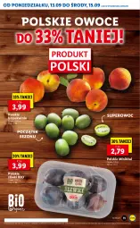 Gazetka promocyjna Lidl - GAZETKA - Gazetka - ważna od 15.09 do 15.09.2021 - strona 11 - produkty: Kiwi, Minikiwi, Brzoskwinie, Owoce