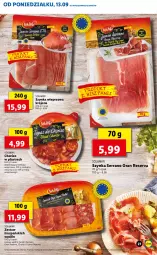 Gazetka promocyjna Lidl - GAZETKA - Gazetka - ważna od 15.09 do 15.09.2021 - strona 27 - produkty: Ser, Gra, Szynka wieprzowa, Szynka, Jamón serrano, Kiełbasa