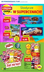 Gazetka promocyjna Lidl - GAZETKA - Gazetka - ważna od 15.09 do 15.09.2021 - strona 40 - produkty: Banany, Ciastka, Por, Chałwa, Mini banany, Mola, E. Wedel, Kakao, Guma rozpuszczalna