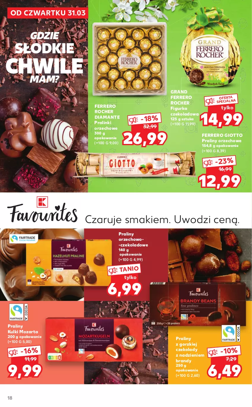 Gazetka promocyjna Kaufland - Katalog specjalny - ważna 31.03 do 16.04.2022 - strona 18 - produkty: Brandy, Diamant, Ferrero, Ferrero Rocher, Gra, Lody, Praliny