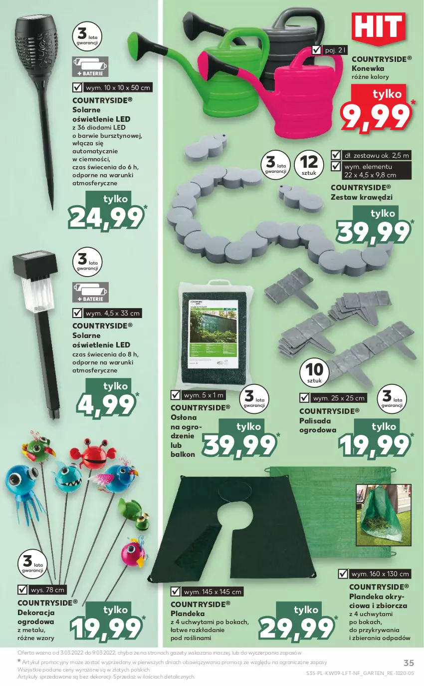 Gazetka promocyjna Kaufland - OFERTA TYGODNIA - ważna 03.03 do 09.03.2022 - strona 35 - produkty: Bursztyn, Gra, Konewka, Por